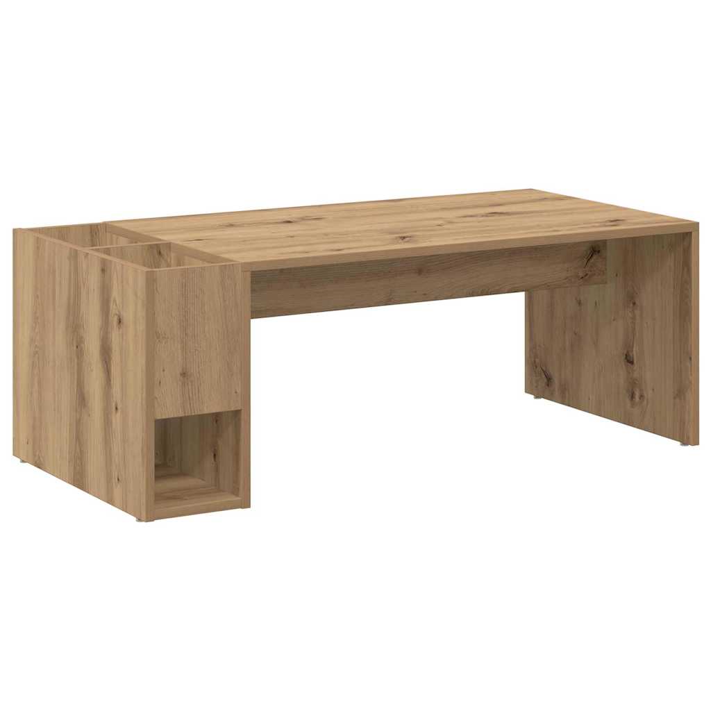 vidaXL Coffee Table Artisan Oak 101.5 x 50 x 37 cm Engineered Wood