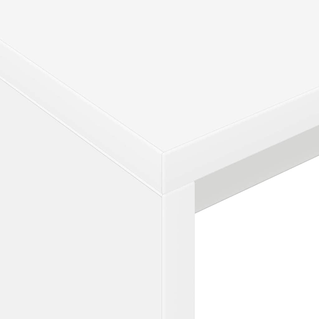 vidaXL Desk White 109 x 50 x 78 cm Engineered Wood