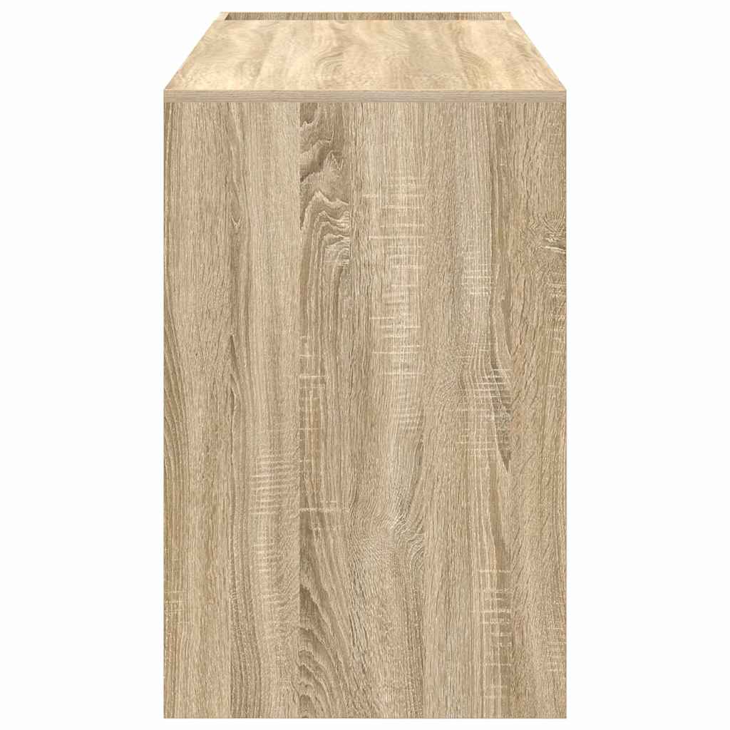 vidaXL Desk Sonoma Oak 109 x 50 x 78 cm Engineered Wood