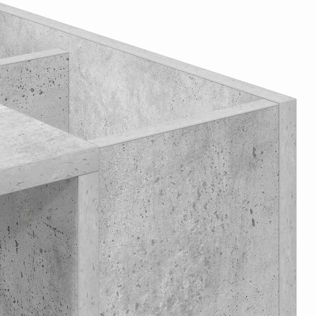 vidaXL Desk Concrete Grey 109 x 50 x 78 cm Engineered Wood