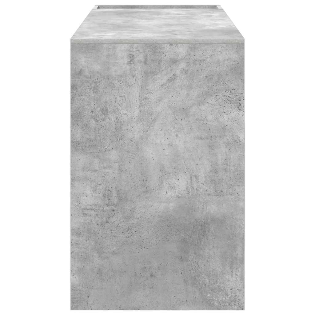 vidaXL Desk Concrete Grey 109 x 50 x 78 cm Engineered Wood