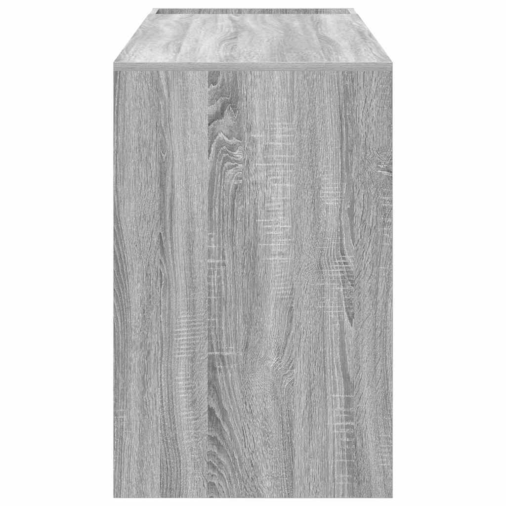 vidaXL Desk Grey Sonoma 109 x 50 x 78 cm Engineered Wood