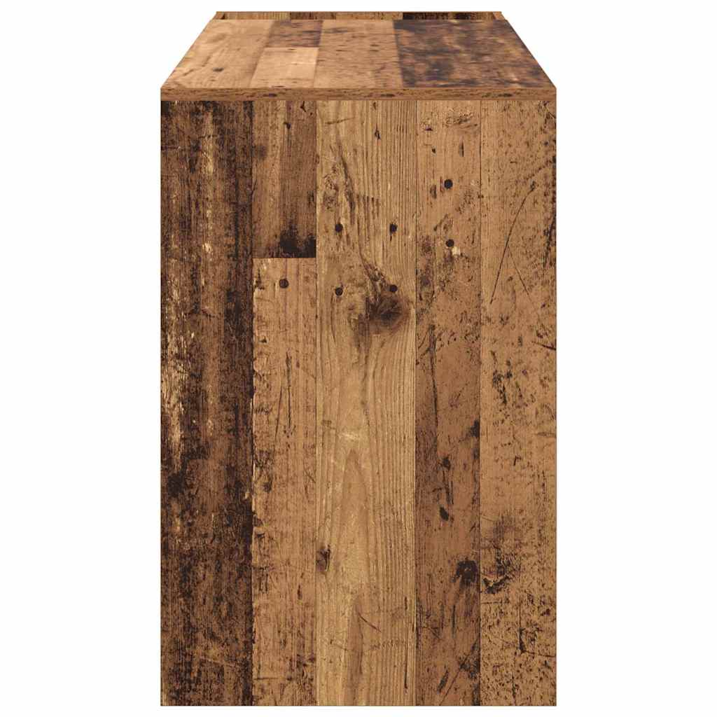 vidaXL Desk Old Wood 109 x 50 x 78 cm Engineered Wood