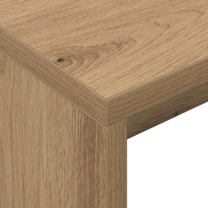 vidaXL Desk Artisan Oak Engineered Wood 109 x 50 x 78 cm
