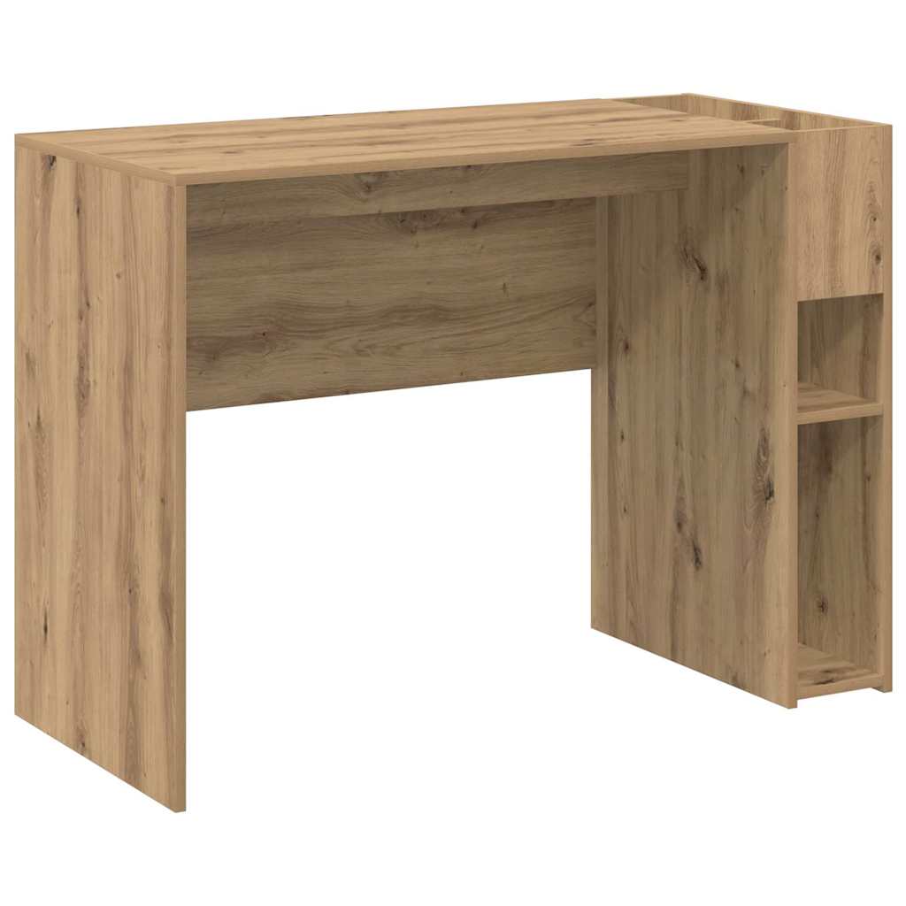 vidaXL Desk Artisan Oak Engineered Wood 109 x 50 x 78 cm