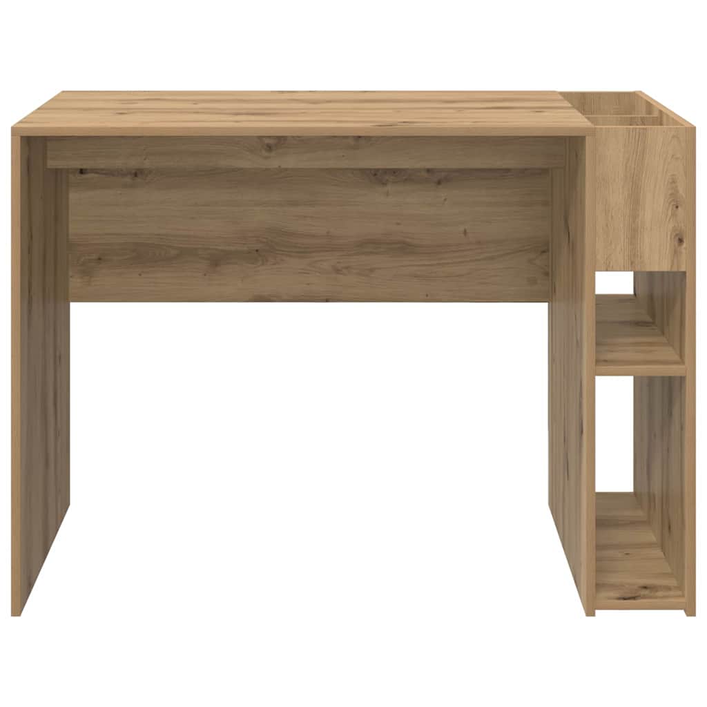 vidaXL Desk Artisan Oak Engineered Wood 109 x 50 x 78 cm