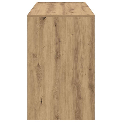 vidaXL Desk Artisan Oak Engineered Wood 109 x 50 x 78 cm