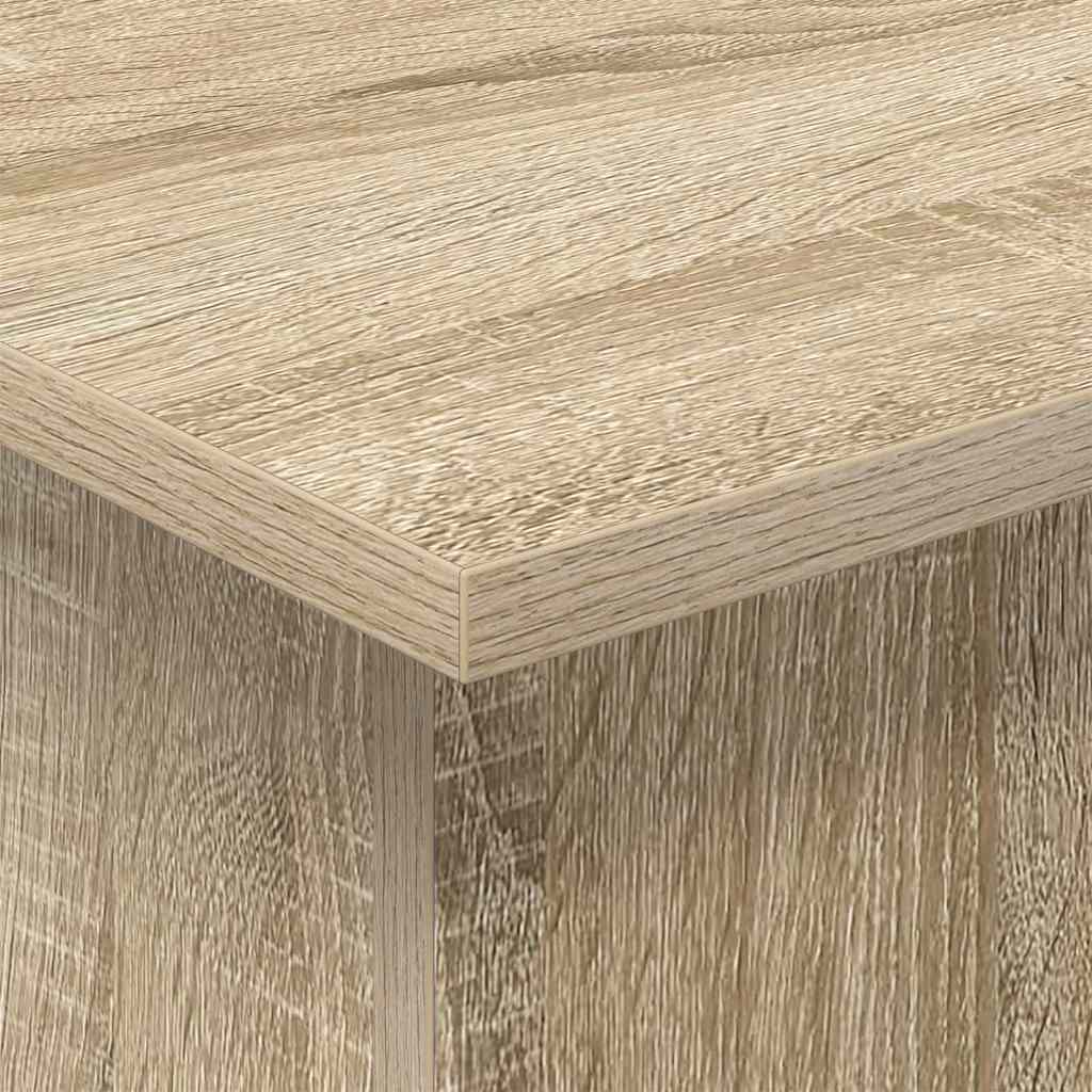vidaXL End Table Sonoma Oak 35.5 x 35 x 40 cm Engineered Wood