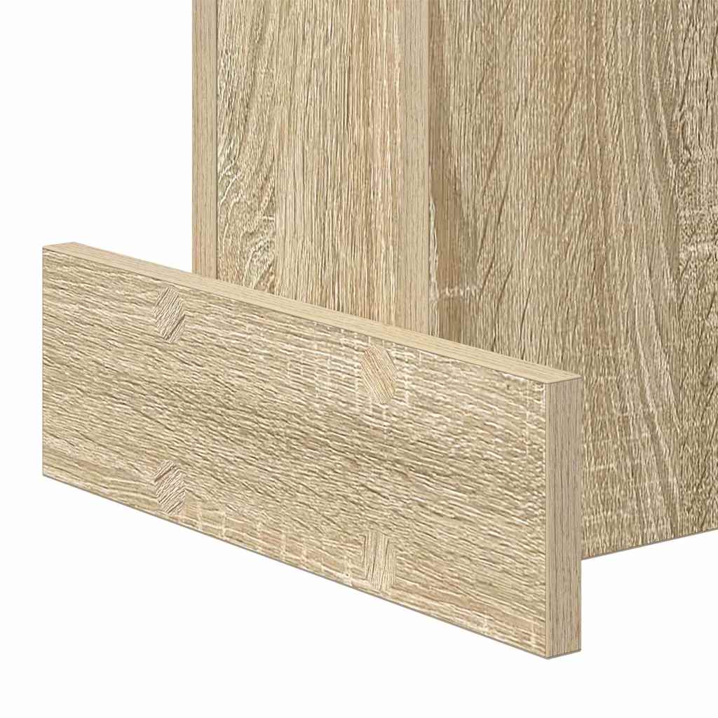 vidaXL End Table Sonoma Oak 35.5 x 35 x 40 cm Engineered Wood