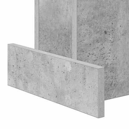 vidaXL End Table Concrete Grey 35.5 x 35 x 40 cm Engineered Wood