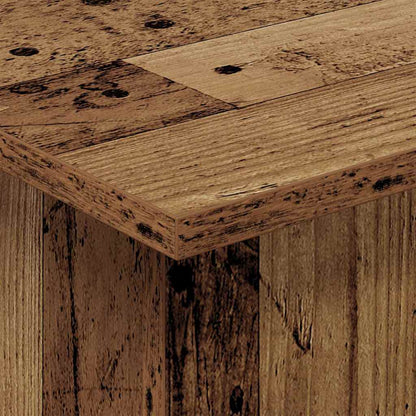vidaXL End Table Old Wood 35.5 x 35 x 40 cm Engineered Wood