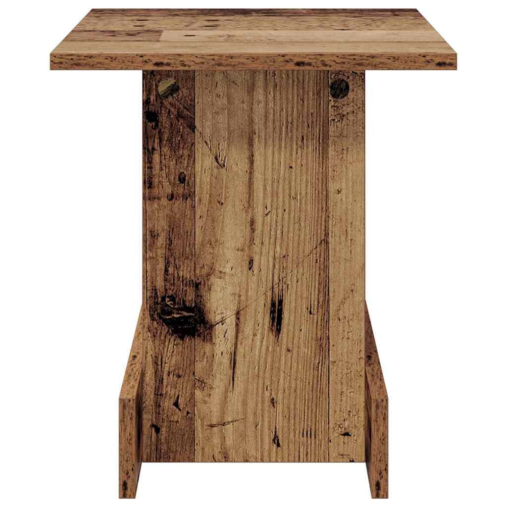 vidaXL End Table Old Wood 35.5 x 35 x 40 cm Engineered Wood