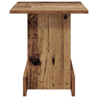 vidaXL End Table Old Wood 35.5 x 35 x 40 cm Engineered Wood