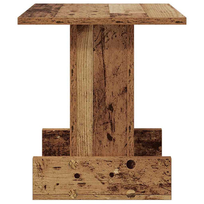 vidaXL End Table Old Wood 35.5 x 35 x 40 cm Engineered Wood