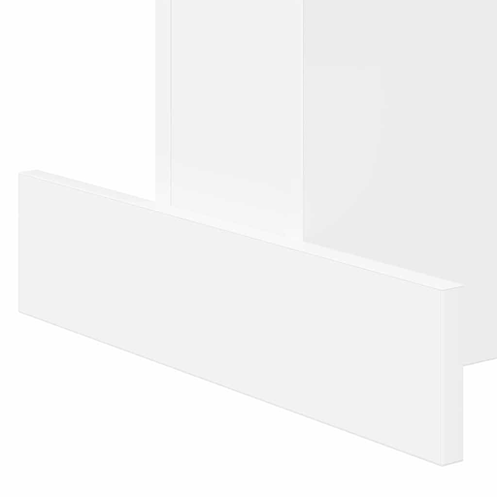 vidaXL End Table White 44.5 x 45 x 55 cm Engineered Wood