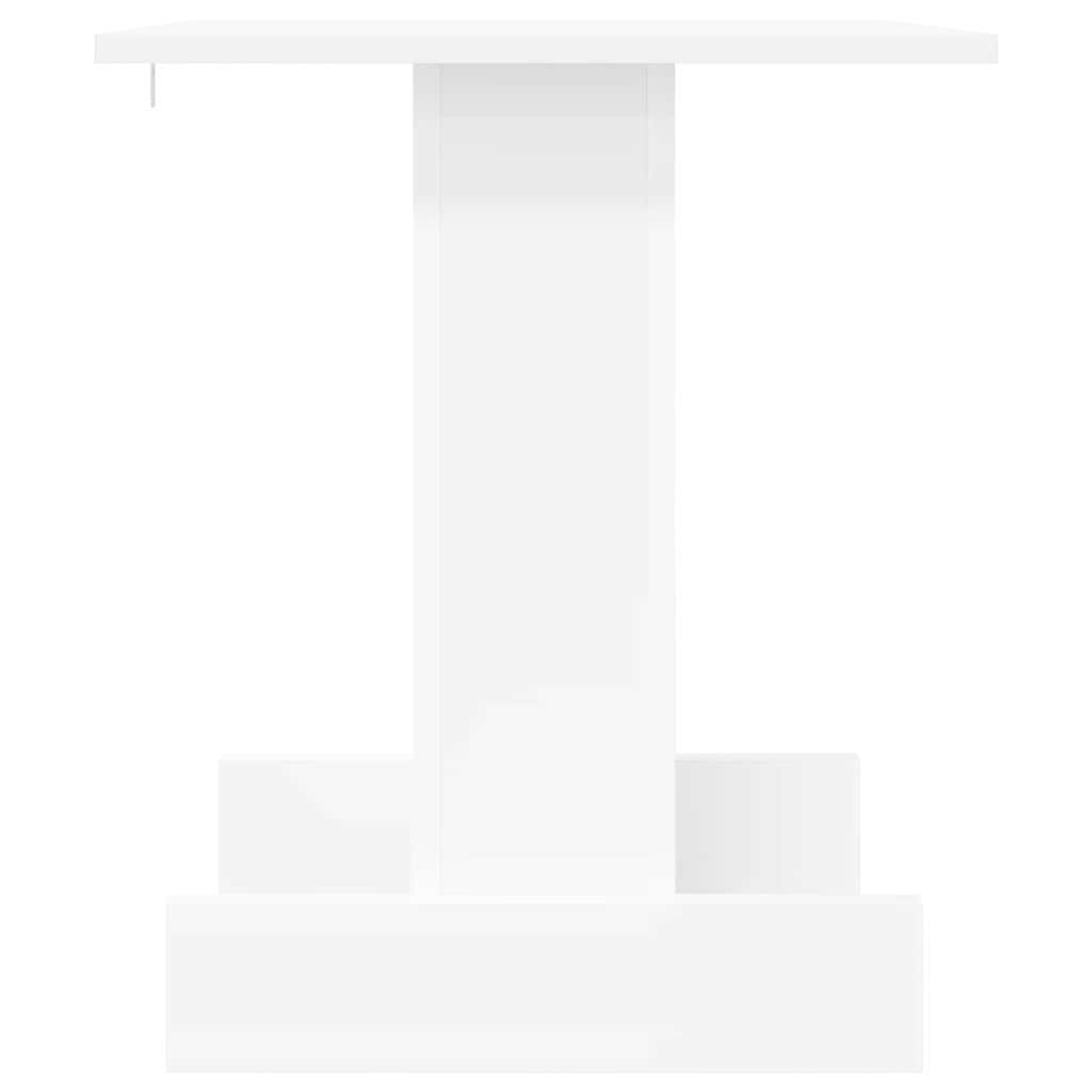 vidaXL End Table White 44.5 x 45 x 55 cm Engineered Wood
