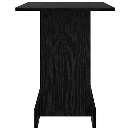 vidaXL End Table Black Oak 44.5 x 45 x 55 cm Engineered Wood