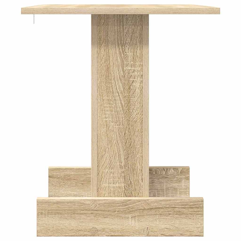 vidaXL End Table Sonoma Oak 44.5 x 45 x 55 cm Engineered Wood