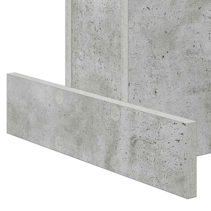 vidaXL End Table Concrete Grey 44.5 x 45 x 55 cm Engineered Wood