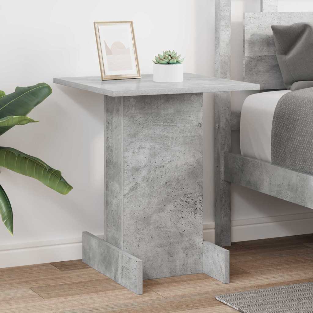 vidaXL End Table Concrete Grey 44.5 x 45 x 55 cm Engineered Wood