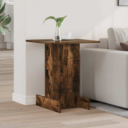 vidaXL End Table Smoked Oak 44.5 x 45 x 55 cm Engineered Wood