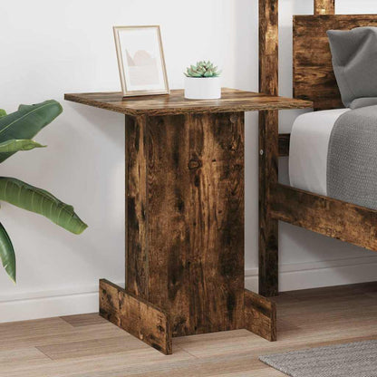 vidaXL End Table Smoked Oak 44.5 x 45 x 55 cm Engineered Wood