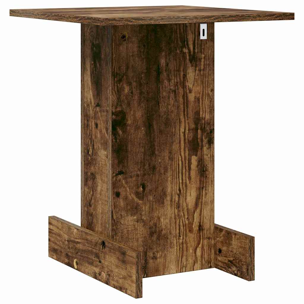 vidaXL End Table Smoked Oak 44.5 x 45 x 55 cm Engineered Wood