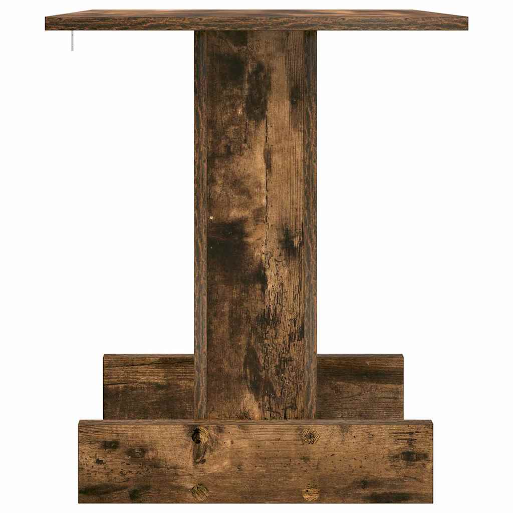 vidaXL End Table Smoked Oak 44.5 x 45 x 55 cm Engineered Wood