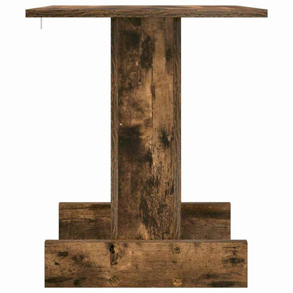 vidaXL End Table Smoked Oak 44.5 x 45 x 55 cm Engineered Wood