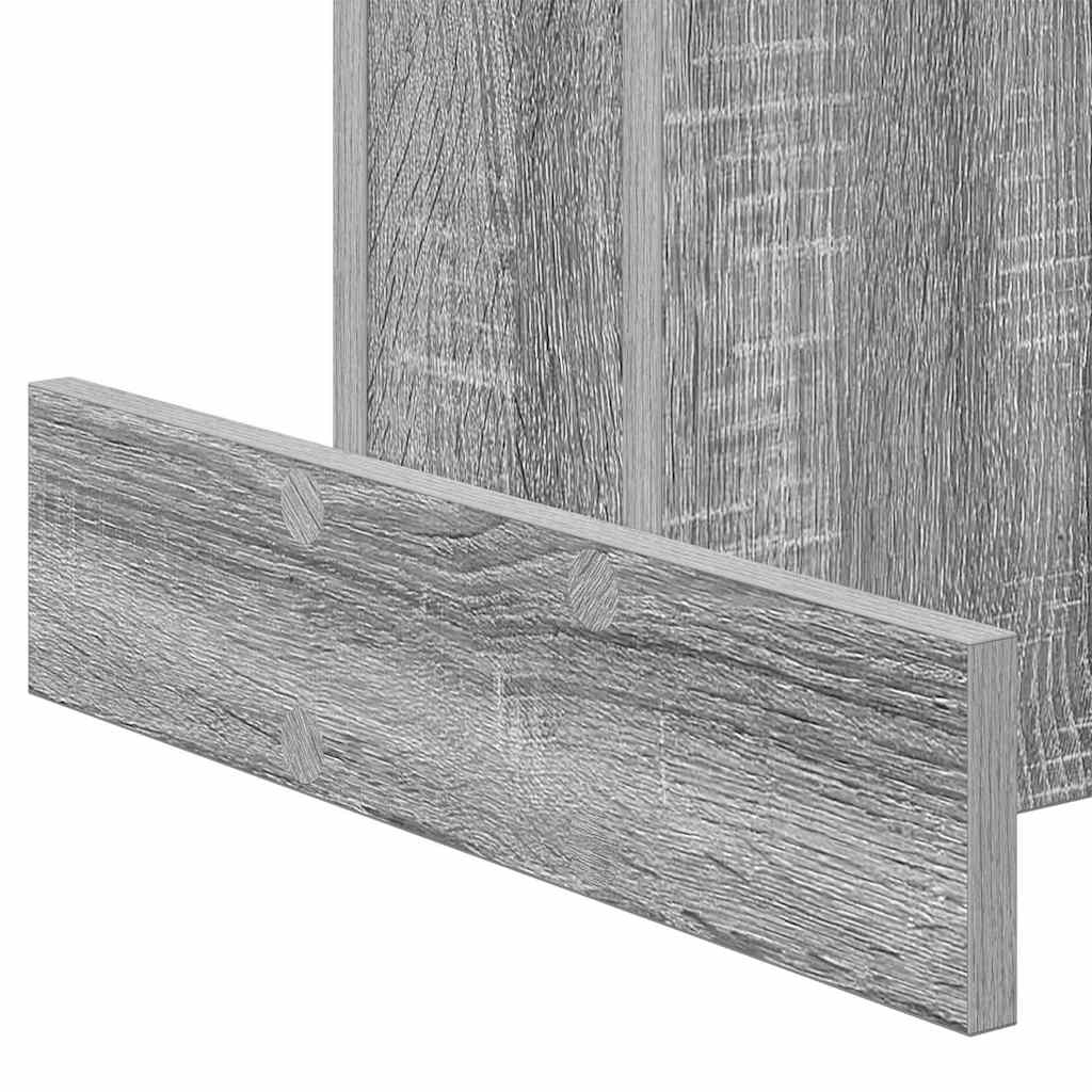 vidaXL End Table Grey Sonoma 44.5 x 45 x 55 cm Engineered Wood