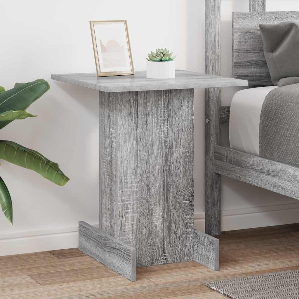 vidaXL End Table Grey Sonoma 44.5 x 45 x 55 cm Engineered Wood