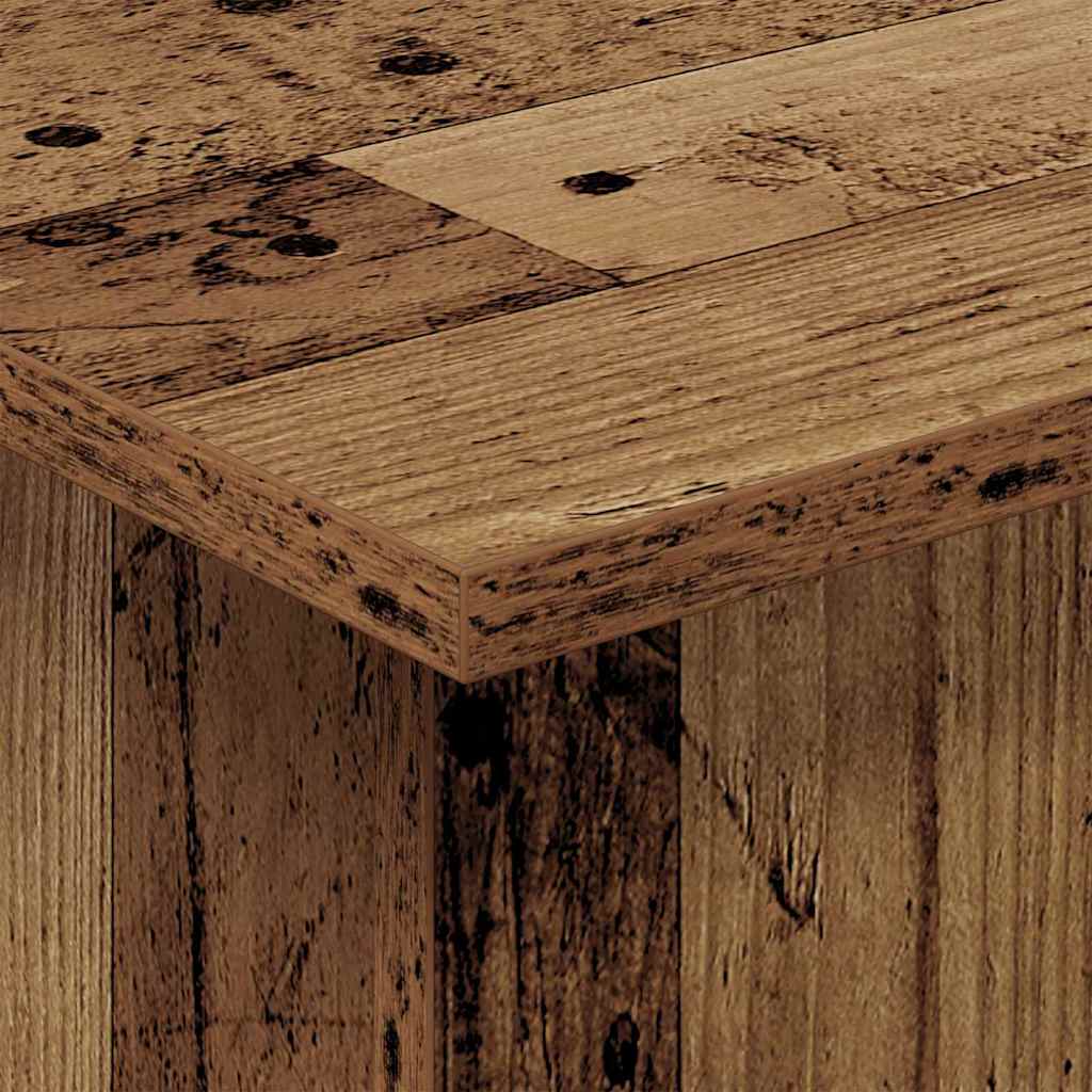 vidaXL End Table Old Wood 44.5 x 45 x 55 cm Engineered Wood