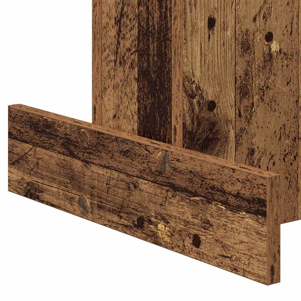 vidaXL End Table Old Wood 44.5 x 45 x 55 cm Engineered Wood