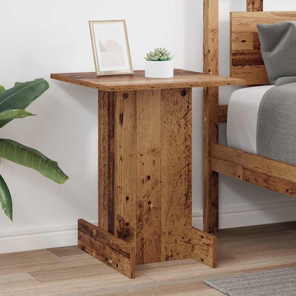 vidaXL End Table Old Wood 44.5 x 45 x 55 cm Engineered Wood