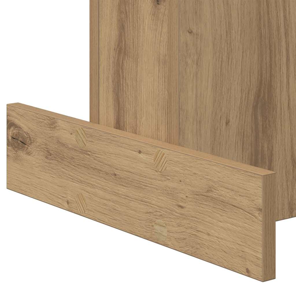 vidaXL End Table Artisan Oak 44.5 x 45 x 55 cm Engineered Wood