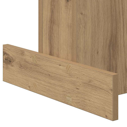 vidaXL End Table Artisan Oak 44.5 x 45 x 55 cm Engineered Wood