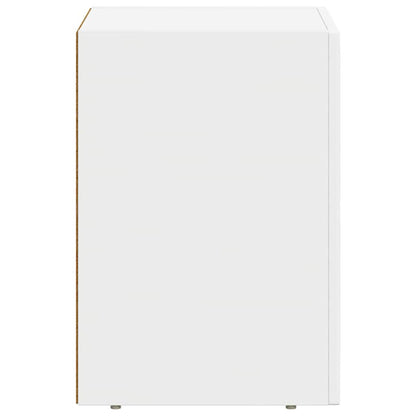 vidaXL Bedside Table ELST 2 pcs White 29.5 x 33.5 x 50 cm