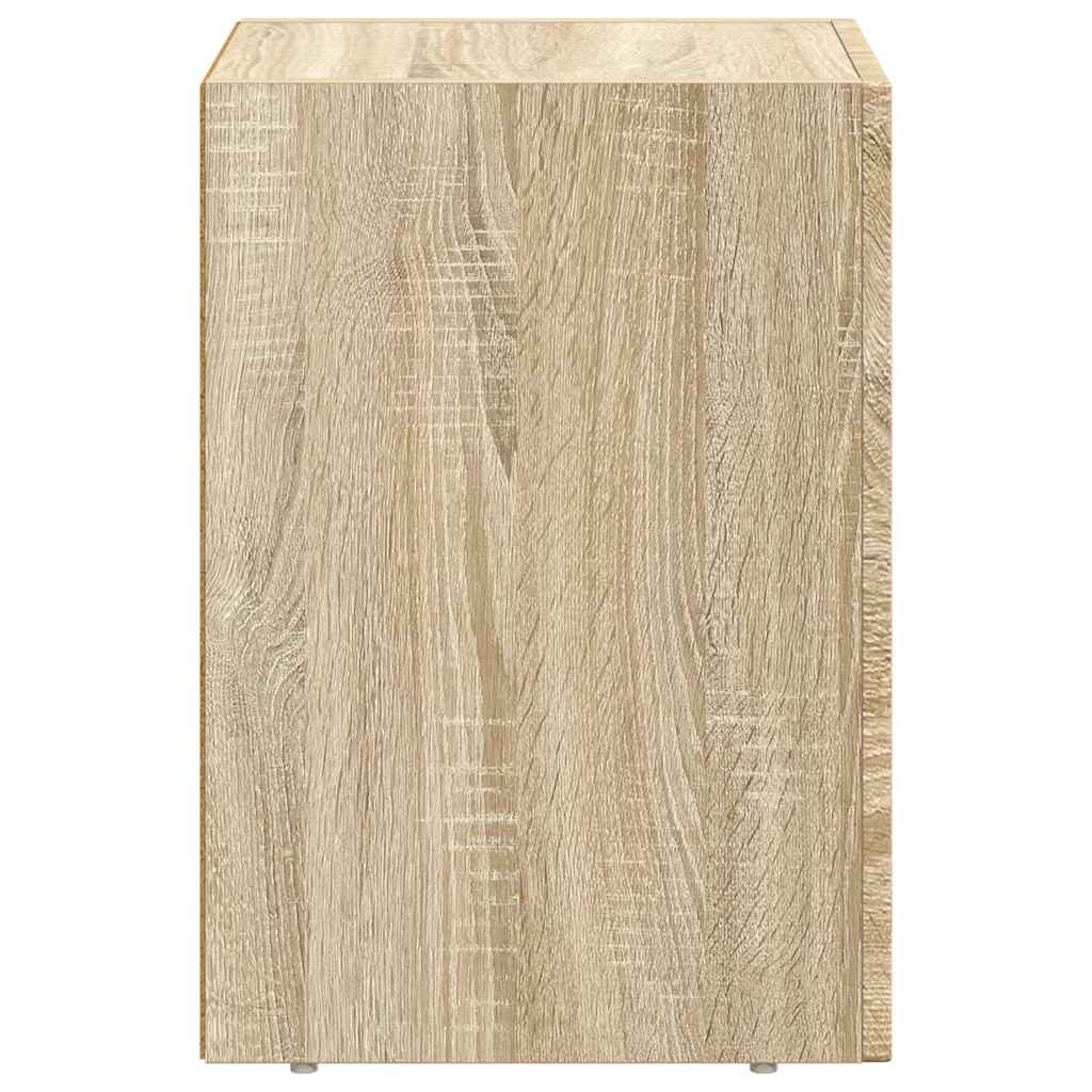 vidaXL Bedside Table ELST Sonoma Oak 29.5 x 33.5 x 50 cm