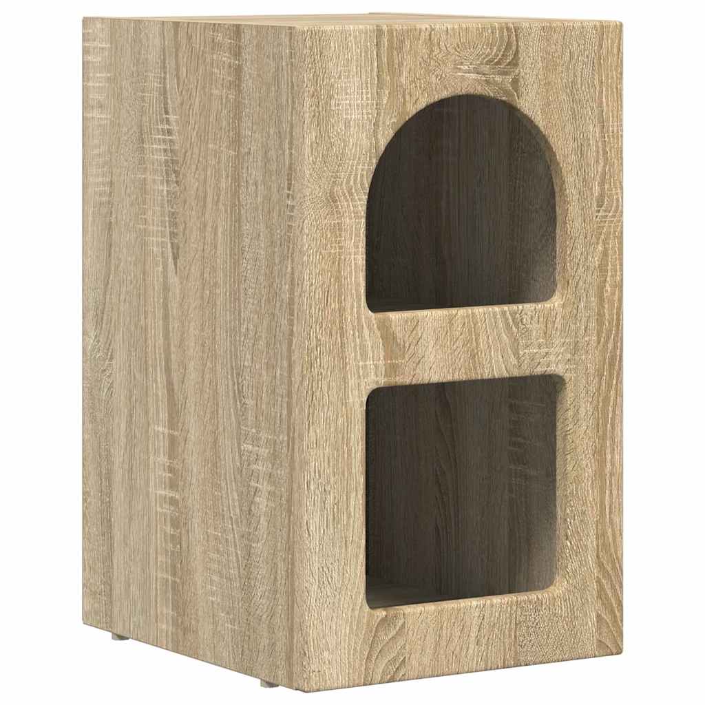 vidaXL Bedside Table ELST 2 pcs Sonoma Oak 29.5 x 33.5 x 50 cm