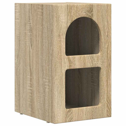 vidaXL Bedside Table ELST 2 pcs Sonoma Oak 29.5 x 33.5 x 50 cm