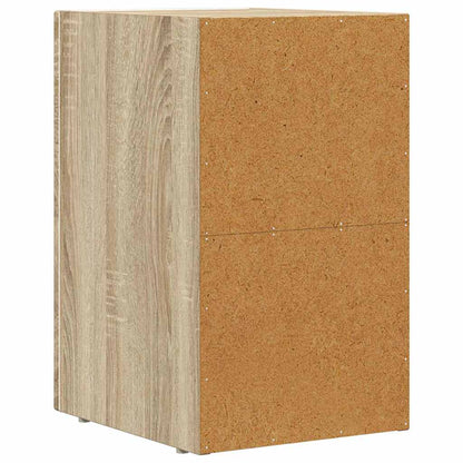 vidaXL Bedside Table ELST 2 pcs Sonoma Oak 29.5 x 33.5 x 50 cm