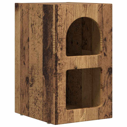 vidaXL Bedside Table ELST 2 pcs Old Wood 29.5 x 33.5 x 50 cm