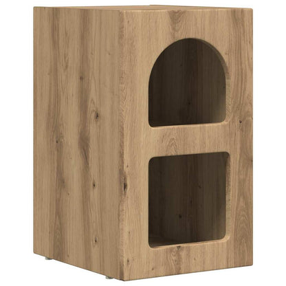 vidaXL Bedside Table ELST Artisan Oak 29.5 x 33.5 x 50 cm