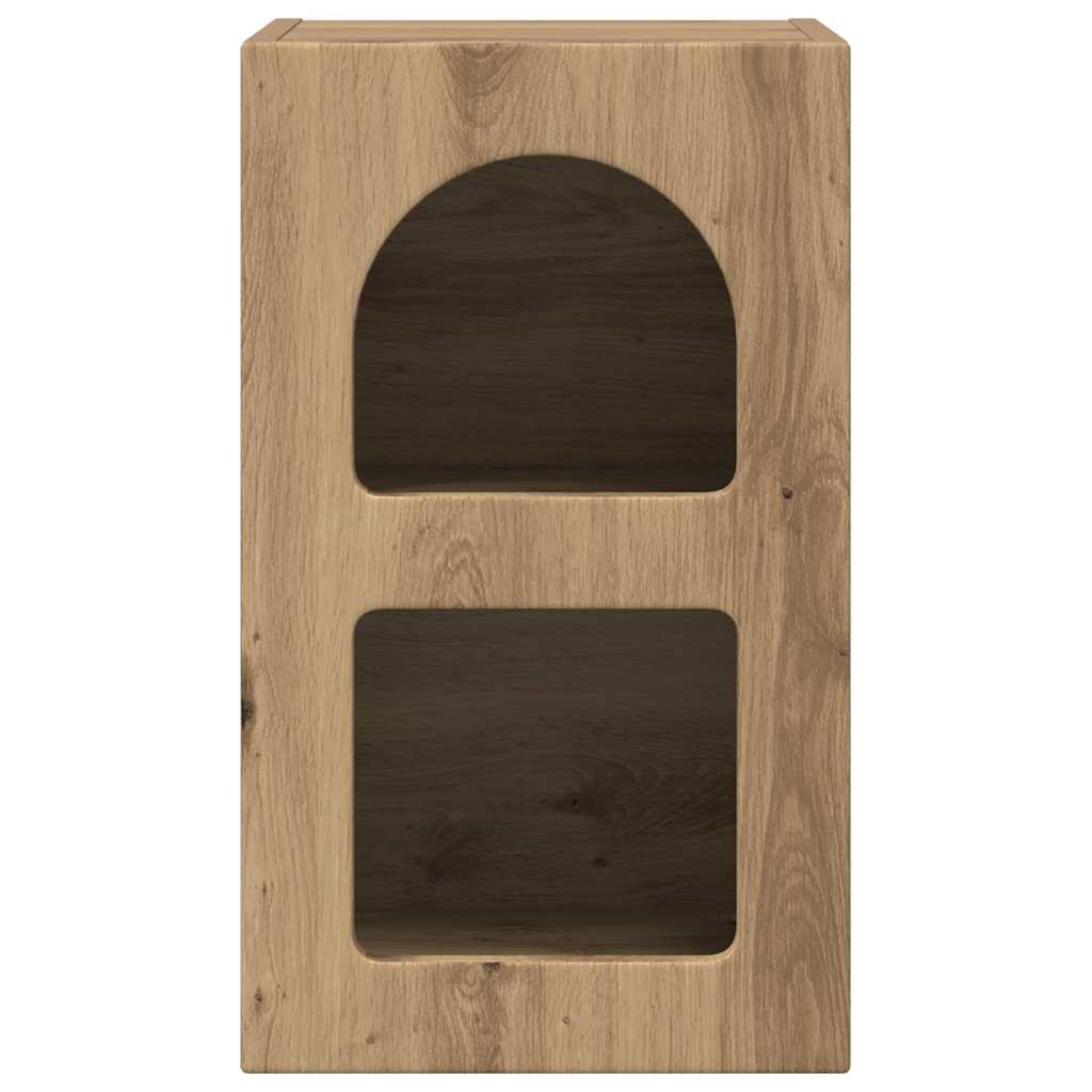 vidaXL Bedside Table ELST Artisan Oak 29.5 x 33.5 x 50 cm