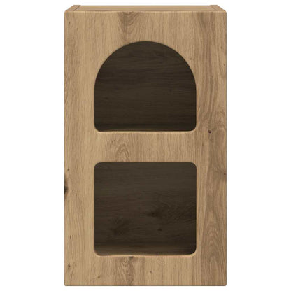 vidaXL Bedside Table ELST Artisan Oak 29.5 x 33.5 x 50 cm