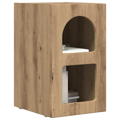 vidaXL Bedside Table ELST Artisan Oak 29.5 x 33.5 x 50 cm