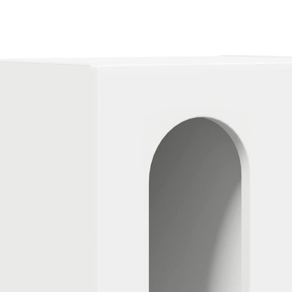 vidaXL Bedside Table White 40 x 35 x 50 cm Engineered Wood