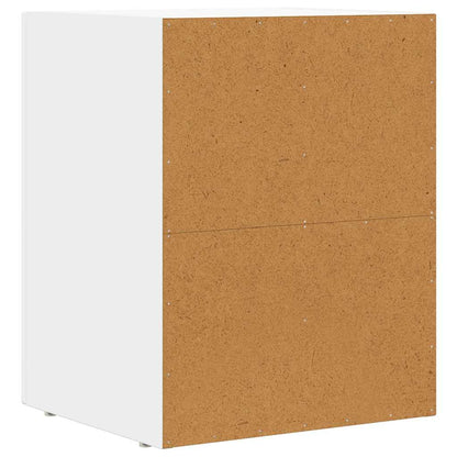 vidaXL Bedside Table White 40 x 35 x 50 cm Engineered Wood