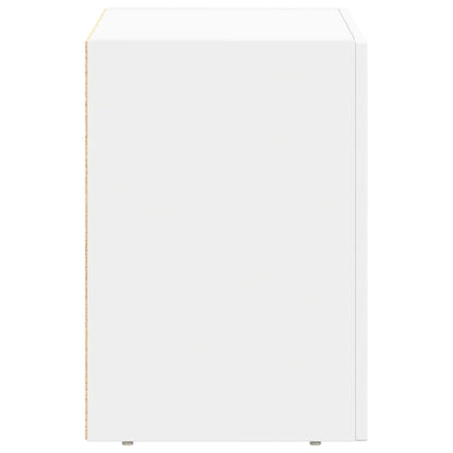 vidaXL Bedside Table White 40 x 35 x 50 cm Engineered Wood