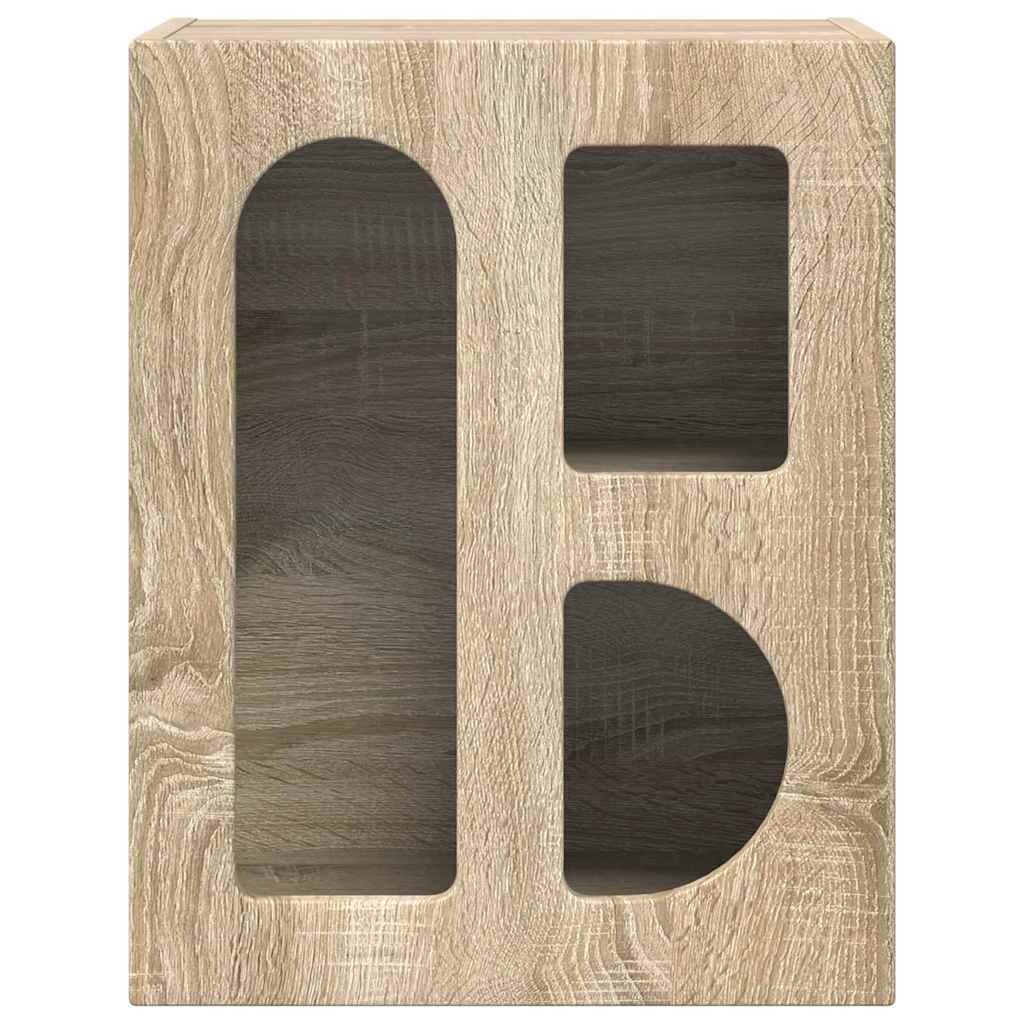 vidaXL Bedside Table ELST Sonoma Oak 40 x 35 x 50 cm Engineered Wood